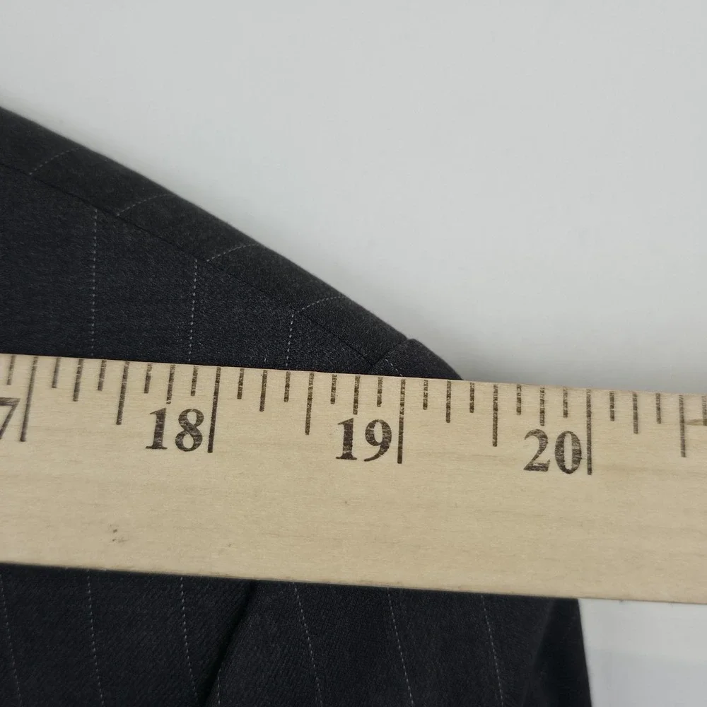 Lauren Ralph Lauren Suit Jacket Mens‎ 42R Gray Pinstripe Wool Notch Lapel Canada